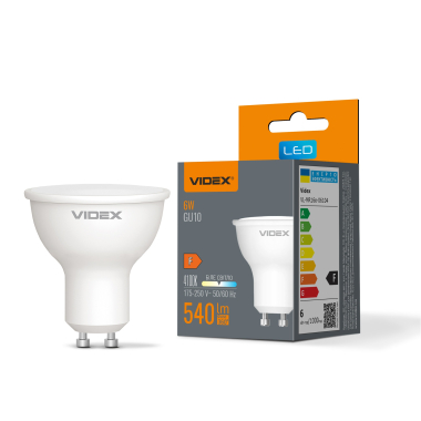 LED лампа VIDEX MR16e 6W GU10 4100K - фото