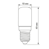 LED лампа VIDEX ST25e 3W E14 4100K - фото №3