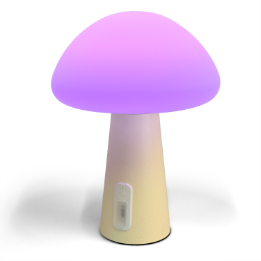 LED лампа настiльна з акумулятором VIDEX VL-TF25BG 4W 3000-6500K+RGB Beige - фото №16