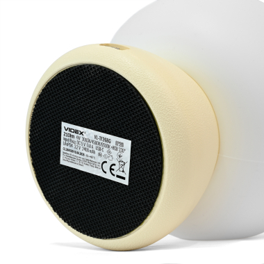 LED лампа настiльна з акумулятором VIDEX VL-TF26BG 4W 3000-6500K+RGB Beige - фото №7