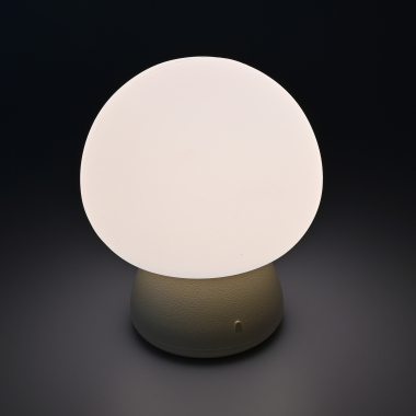 LED лампа настiльна з акумулятором VIDEX VL-TF26BG 4W 3000-6500K+RGB Beige - фото №9