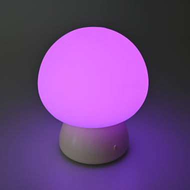 LED лампа настiльна з акумулятором VIDEX VL-TF26BG 4W 3000-6500K+RGB Beige - фото №18