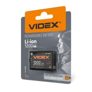 Battery VIDEX Li-ion VLF-B12 (with protection) 1200mAh 1pcs BLISTER - photo