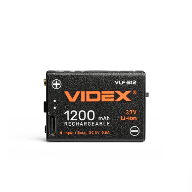 Battery VIDEX Li-ion VLF-B12 (with protection) 1200mAh 1pcs BLISTER - photo №3