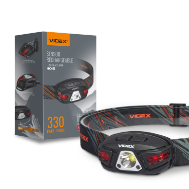 Налобний світлодіодний ліхтарик VIDEX VLF-H015 330Lm 5000K - фото