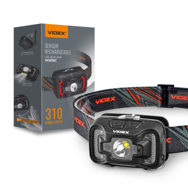Налобний світлодіодний ліхтарик VIDEX VLF-H025C 310Lm 5000K - фото