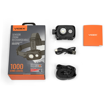 LED Headlamp VIDEX VLF-H047Z 1000Lm 5000K - photo №21