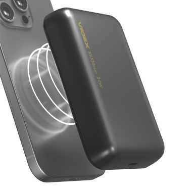 Повербанк з бездротовою зарядкою 10000mAh VIDEX VPB-W102 PD20W Grey - фото №11